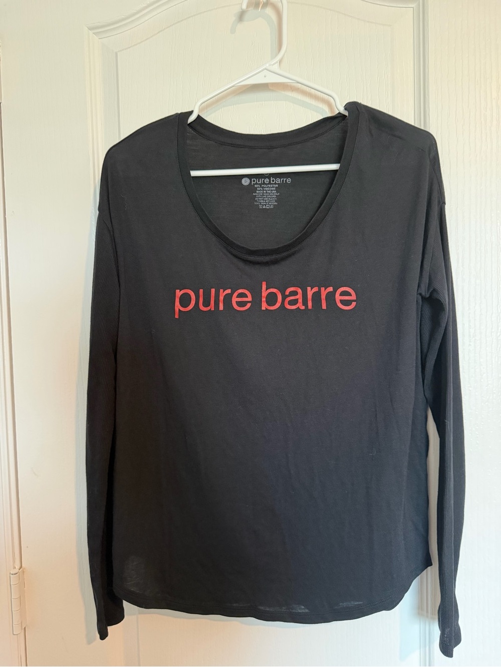 Pure barre long sleeve top